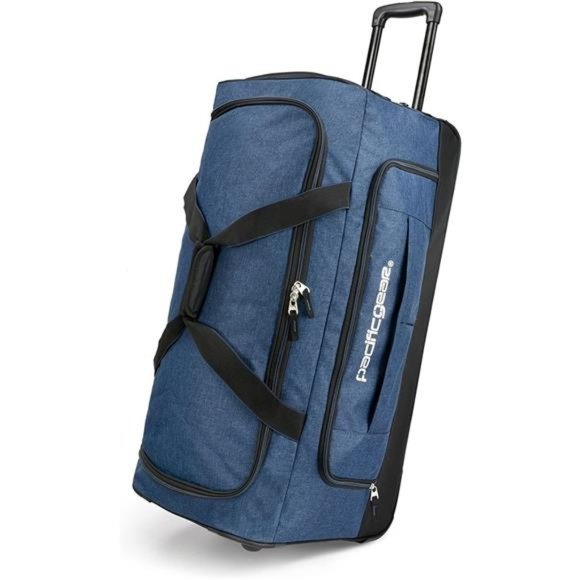 Wheeled Rolling Duffel Bag, Durable Design, Telescoping Handle